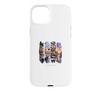 Custodia per iPhone 15 Plus Italia Gondole, Canali e Piazza Marco - Vacanze Venezia