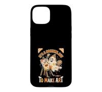 Custodia per iPhone 15 Plus It's A Bootiful Day To Make Art Funny Ghost Artist Halloween