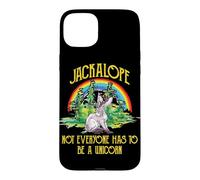 Custodia per iPhone 15 Plus Jackalope Not Everyone Has To Be A Unicorn Rainbow Camping