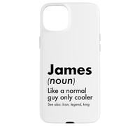 Custodia per iPhone 15 Plus James Like A Normal Guy Only Cooler Legend King Nome