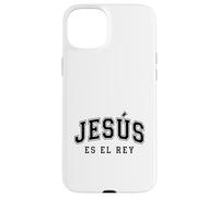 Custodia per iPhone 15 Plus Jesus Es El Re'y Cristiana Fe Religiosa Regalo