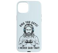Custodia per iPhone 15 Plus Jesus Gamer OMG Non ho mai detto così divertente