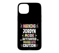 Custodia per iPhone 15 Plus JORDYN Personalized Women's Gift Custom JORDYN