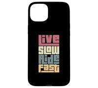Custodia per iPhone 15 Plus Journey Attitude Live Slow Adventurer Ride Fast Appassionato