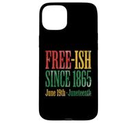 Custodia per iPhone 15 Plus Juneteenth Free-ish Since 1865 Freedom Day