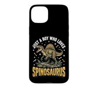 Custodia per iPhone 15 Plus Just A Boy Who Loves Spinosaurus