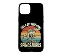 Custodia per iPhone 15 Plus Just A Boy Who Loves Spinosaurus