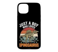 Custodia per iPhone 15 Plus Just A Boy Who Loves Spinosaurus