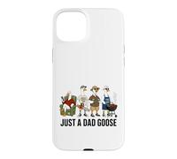 Custodia per iPhone 15 Plus Just A Dad Goose - Divertente design umoristico con padre