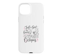 Custodia per iPhone 15 Plus Just a Girl Who Loves an Octopus Cute Octopus