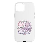 Custodia per iPhone 15 Plus Just A Girl Who Loves Octopuses cute kawaii Cute Octopus