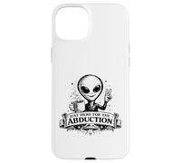Custodia per iPhone 15 Plus Just Here For The Abduction Divertente Alien abbigliamento