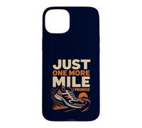 Custodia per iPhone 15 Plus "Just One More Mile I Promise" Runner da corsa divertente