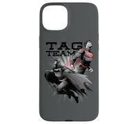 Custodia per iPhone 15 Plus Justice League Batman & Superman Tag Team