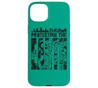 Custodia per iPhone 15 Plus Justice League Protecting The Earth