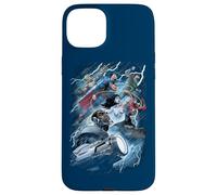 Custodia per iPhone 15 Plus Justice League Ride the Lightening