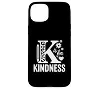 Custodia per iPhone 15 Plus K is for Kindness Anti Bullismo Unity Day Teacher