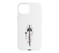 Custodia per iPhone 15 Plus Katana Samurai Oda Nobunaga Sakura Bloom
