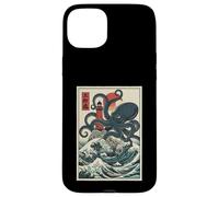 Custodia per iPhone 15 Plus Kawaii Anime Manga Otaku Samurai Japan Ramen Y2K Cyberpunk