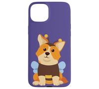Custodia per iPhone 15 Plus Kawaii Corgi Bee In Un Divertente Pet Costume Cucciolo Cane Corgi