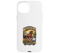 Custodia per iPhone 15 Plus Kentucky The Bluegrass State Flag Purosangue Verga d'oro