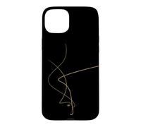 Custodia per iPhone 15 Plus Kintsugi Arte Giapponese Riparazione Dorata Minimalista