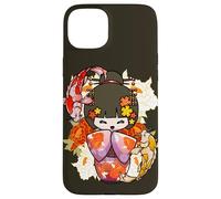 Custodia per iPhone 15 Plus Kokeshi Doll Koi Fish Giapponese Estetica Amante