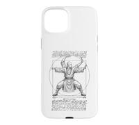 Custodia per iPhone 15 Plus Kung Fu Vitruviano Monaco Shaolin Arti Marziali Da Vinci