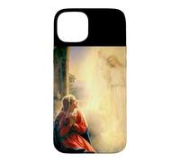 Custodia per iPhone 15 Plus L Annunciazione di Maria e Angelo Dipinto Carl Bloch 1887
