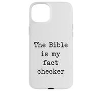 Custodia per iPhone 15 Plus La Bibbia è il mio verificatore di fatto cristiano