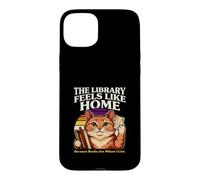 Custodia per iPhone 15 Plus La biblioteca sembra casa perché i libri sono dove vivo