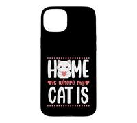 Custodia per iPhone 15 Plus La casa è dov'è il mio gatto
