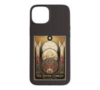 Custodia per iPhone 15 Plus La Divina Commedia Dante Alighieri regalo per gli amanti del libro
