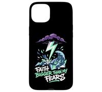 Custodia per iPhone 15 Plus La fede più grande delle mie paure Christian Believer
