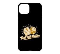 Custodia per iPhone 15 Plus La fede tira i dadi Christian Faith Gaming