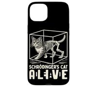 Custodia per iPhone 15 Plus La scatola del gatto morto e vivo di Schrödinger