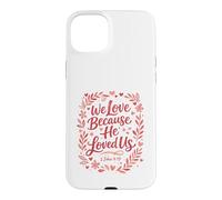 Custodia per iPhone 15 Plus La Scrittura Cristiana che amiamo perché ci amava