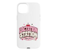 Custodia per iPhone 15 Plus Lactation Station, Lactating Mothers Breastfeeding New Mom