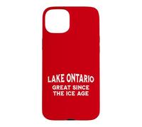 Custodia per iPhone 15 Plus Lake Ontario Grande Dall"era glaciale Umorismo canadese