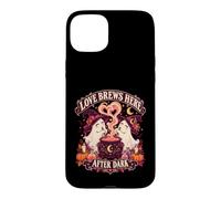 Custodia per iPhone 15 Plus L'Amore Ribolle Dopo Mezzanotte Lesbiche Halloween