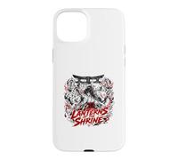 Custodia per iPhone 15 Plus Lanterne Al Santuario Giapponese Spirito Volpe