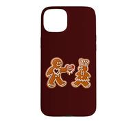 Custodia per iPhone 15 Plus Last Xmas - Cuore di pan di zenzero