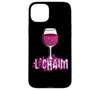 Custodia per iPhone 15 Plus L'CHAIM glass for Jewish Chag Purim & Passover