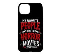 Custodia per iPhone 15 Plus Le mie persone preferite sono nei film horror Halloween