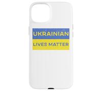 Custodia per iPhone 15 Plus Le vite ucraine contano gratis Ucraina Libertà Pace Solidarietà