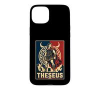 Custodia per iPhone 15 Plus Leggendario eroe greco Teseo Guerriero Labirinto