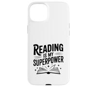 Custodia per iPhone 15 Plus Leggere è il mio superpotere amante dei libri
