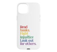 Custodia per iPhone 15 Plus Leggi Libri Combatti l'ingiustizia Cerca gli altri