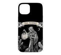Custodia per iPhone 15 Plus L'eremita IX Tarocchi gotico occulto Halloween