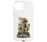 Custodia per iPhone 15 Plus Let It Crumble Tarocchi Torre Lightning Art